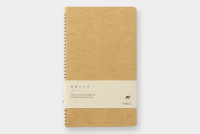 TRC SPIRAL RING NOTEBOOK A5 Slim Blank DW Kraft Paper (D15031006) / สมุดสันห่วง ขนาด A5 Slim กระดาษคราฟ แบรนด์ TRC จากประเทศญี่ปุ่น