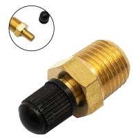 1/4Inch NPT Brass Air Tank Fill Valve Air Compressor Tank Fill Valve Copper Valve Motorcycle Hexagonal Shock Absorber Valve Stem Valves