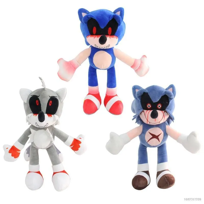 New Sonic the Hedgehog EXE Game Anime Doll Toy Sonic Plush Doll