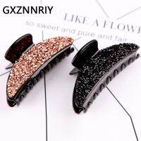 [LWF HOT]☜Stings Rhinestone คลิปเล็บผมสำหรับผู้หญิงสีดำอุปกรณ์เสริมเกาหลีแฟชั่น Claws Hairclip Hairpin Crab Clamp คลิป Headwear เครื่องประดับ