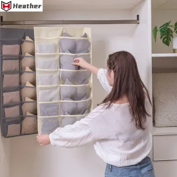 Double Sided Underwear Storage Bag Folding Hanging Bra Clother