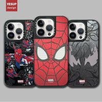 เคสสามารถใส่ได้กับ Samsung Galaxy เคสแข็งสไปเดอร์แมนของ Marvel S23 S23plus เป็นพิเศษ S22อัลตร้า