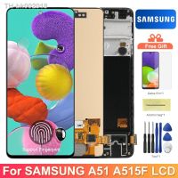 ♨✶✻ Super AMOLED A51 Display With Fingerprint for Samsung Galaxy A51 A515 A515F Lcd Display Touch Screen Digitizer Replacement