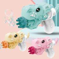 【พร้อม】 Bubble Blower Toy พื้นผิวเรียบ ABS เครื่องฟองพัดลมการ์ตูนไฟฟ้าที่น่าสนใจสำหรับเด็ก