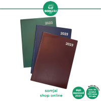 Diary Planner สมุดแพลนเนอร์ 2023 สมุดไดอารี่อาทิตย์ละคู่ ขนาด A4 ความหนา 100แกรม 24แผ่น DX 301-001X คละสี