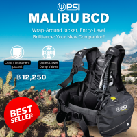 PSI Scuba Diving Malibu BCD -   เสื้อ BCD สำหรับดำน้ำ - เสื้อแจ็กเก็ตดําน้ํา BCD - ชุดบีซีดี - ชุดควบคุมการลอยตัว - คุณภาพสูง มือใหม่ - อุปกรณ์ดำน้ำ