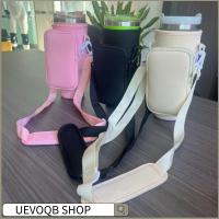 UEVOQB SHOP แบบพกพาได้ ถุงถ้วยน้ำ สายคล้องไหล่ปรับได้ ขนาด40ออนซ์ ถุงเก็บสัมภาระ ของใหม่ ฝาครอบถ้วยฉนวน กิจกรรมกลางแจ้งกลางแจ้ง