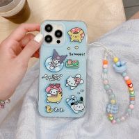 ตัวการ์ตูนน่ารักว่ายน้ำฮัลโหลคิตตี้เคสโทรศัพท์มือถือปอมปูรินเมโลดี้ของฉันสำหรับ iPhone 14 Pro Max 13 Pro Max ฝาหลังโทรศัพท์แบบนิ่มสำหรับ iPhone 12 Pro Max 11