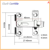 [Clark Carrida] สลักล็อคบานพับเหล็กสแตนเลสสำหรับเลื่อนประตูหน้าต่างตู้ที่เหมาะสมสำหรับอุปกรณ์ฮาร์ดแวร์ประตูบ้านระวังภัย