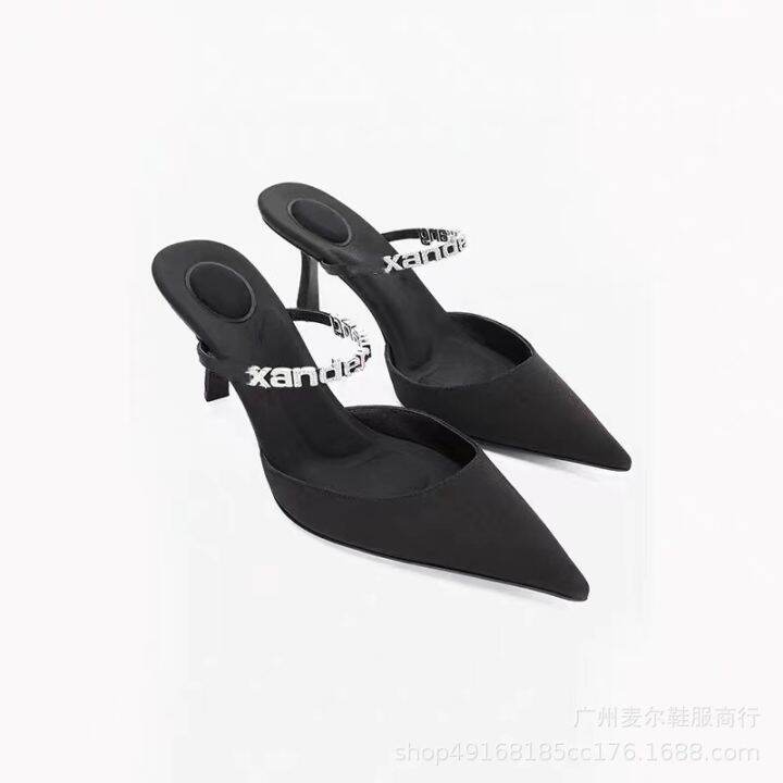 original-label-pointed-half-slippers-water-diamonds-metal-letters-high-heeled-slippers-female