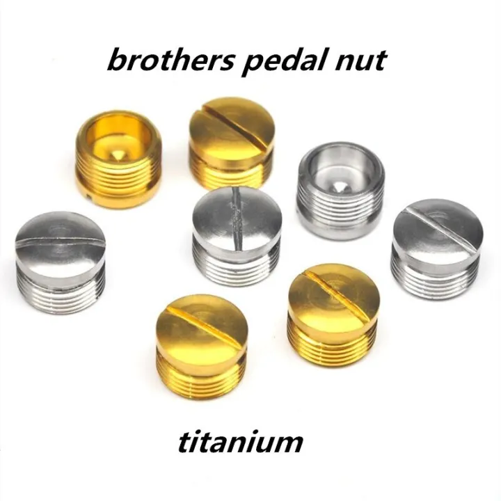 Brother Pedal Titanium Nut Titanium Bicycle Pedal Shaft Cover Egg