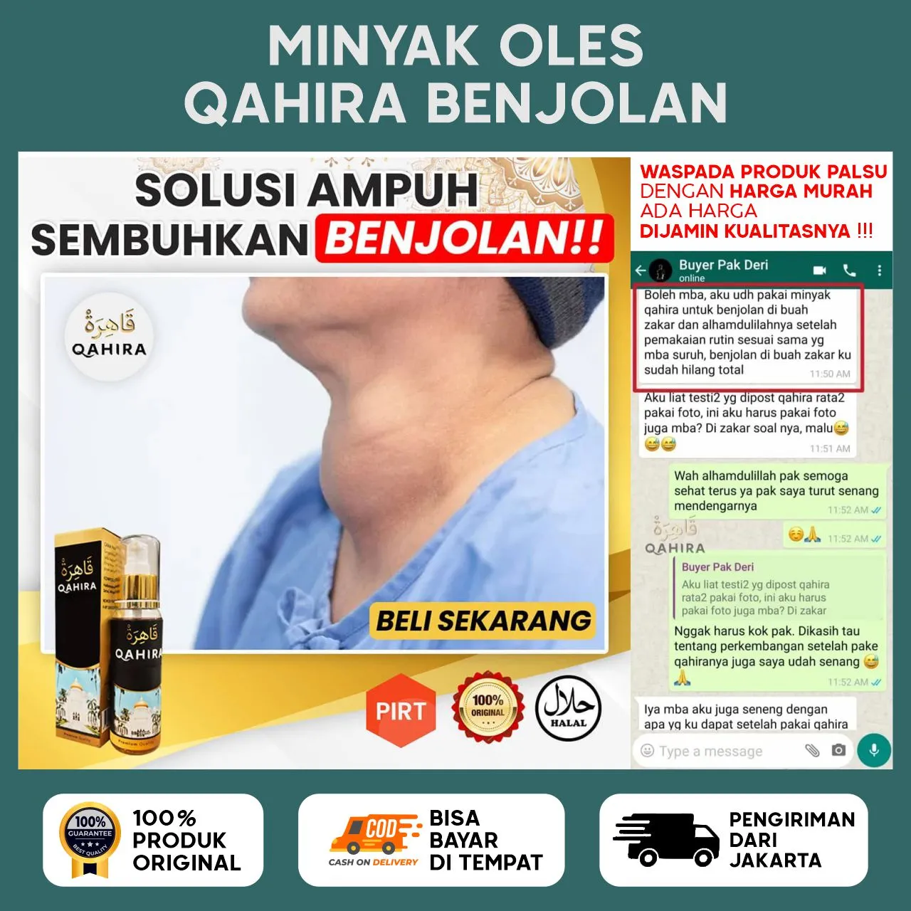 Original 100 Minyak Qahira Oles Benjolan Tubuh 100ml Asli Habbatussauda Obat Herbal Untuk Lipoma Payudara Keloid Teroid Leher Saraf Terjepit Urut Oilife Ori Oil Bergaransi Dikirim Dari Jakarta Bisa Cod Bpom Barcode Murah Berkualitas Lazada