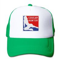 Cougar Hunter 1-vec Big Foam Snapbackหมวกตาข่ายกลับหมวกแบบปรับได้