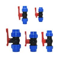 [NEW] 20/25/32/40/50/63mm Plastic Water Pipe Quick Connector Ball Valve PE Tube Repair Garden Tap Accessories