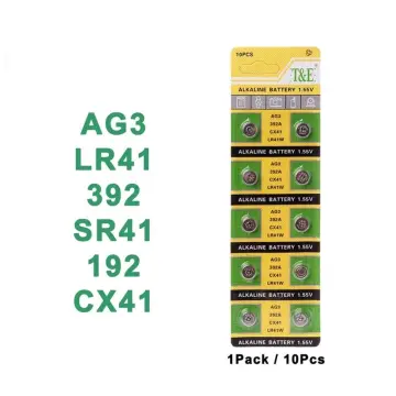 AG3 Lr41 1.5V Ultra Alklaine Button Cell Battery - China 1.5V AG3 Alkaline  Battery and Primary Battery of AG3 price