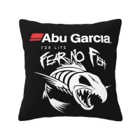 Abu Garcia Fear No Fish Home Decor Pillowcase Casual Couch Chair Waist Car Computer Bed Sofa Throw Polyester Pillow Case Bedroom Office（45cm x 45cm）