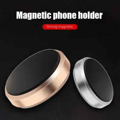 【CC】Round Magnetic Mobile Phone Holder In Car for Car Mount Stand Universal Magnetic Mount Bracket Apply to iPhone Samsung Xiaomi