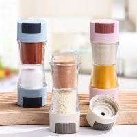 hotx【DT】 Spice Jar Storage Bottle Supplies Visible Design Large Capacity Food Grade Dustproof Reusable Quantita