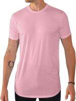 Have It Tall Mens Curved Hem Long Drop Tail T Shirt