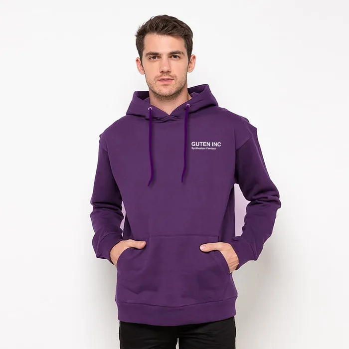 purple sweat shirt