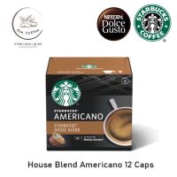 ล็อตใหม่ STARBUCKS AMERICANO HOUSEBLEND By Dolce Gusto กาแฟแคปซูล สตาร์บัคอเมริกาโน่ เฮาส์เบลน BBE: 29/02/2024