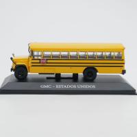 Diecast IXO 1:72 Scale GMC รถบัสทั่วไปรถโรงเรียนอเมริกันอัลลอยรถเหล็กหล่อโลหะสะสมของขวัญรถของเล่น