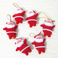 Christmas Ornament Set Festive Decoration Supplies Hand-painted Santa Claus Ornaments Childrens New Year Gift Christmas Tree Decoration Supplies