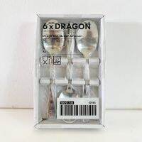 ช้อนชา อิเกีย/ DRAGON ดรากูน/สแตนเลส/ 13 ซม./ 1ชุด 6 ชิ้น