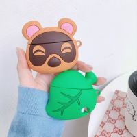 For Airpods pro Case Cute Animal Crossing Wireless Bluetooth Earphone Case for AirPods 2 Headphones Case Box Soft Silicone Cover Headphones Accessorie