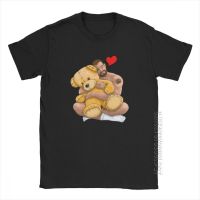 Bear Hug Casual T Shirt Men Gay Bear Art Pride Grrr LGBT Male Tshirt Clothes Graphic Tee Shirt Cotton Crewneck T-Shirt