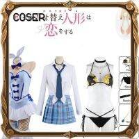 【COSER 77】ชุดคอสเพลย์ การ์ตูนอนิเมะ Darling Kitagawa Marin Bunny Girl Marin Kitagawa Bunny Girl สําหรับเด็กผู้หญิง