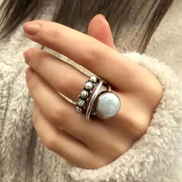 Tous hot sale pearl ring