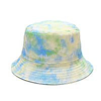 New Tie Dyed Hat Summer Men Women Outdoor Travel Leisure Sun Shading Hat Sunscreen Fisherman Hat Ttrend Basin Hat Unisex Bucket