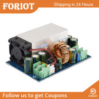 Foriot ตัวแปลงเพิ่มแรงดันไฟฟ้า300W 600W 12V เป็น19V24V48V6 0V กระแสเพิ่มแรงดันไฟฟ้าควบคุมด้วยตัวเลขโมดูลคงที่บอร์ดจ่ายไฟเครื่องควบคุม