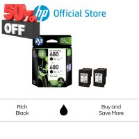 HP 680 Black Ink Cartridge 2-Pack DeskJet 2675 / 2676 / 2677 / 3786 / 5076 / 5275 / 5276 #หมึกเครื่องปริ้น hp #หมึกปริ้น   #หมึกสี   #หมึกปริ้นเตอร์  #ตลับหมึก