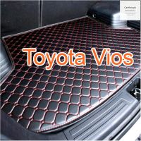 (Factory Outlet) สำหรับ Toyota Vios Trunk Mats Antiskid Car Cargo Mats PU Leather