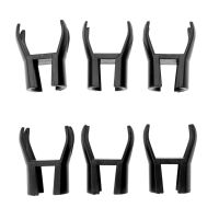 6Pcs 4 Prong Golf Claw Ball Pick Up Grabber Sucker สำหรับพัตเตอร์ Grip End Retriever เครื่องมือพลาสติกสีดำกอล์ฟการฝึกอบรม Aids