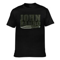 Masculina First Blood John Rambo Mens Short Sleeve T-Shirt