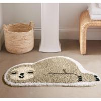 Minimalist Room Bedroom Study Non-slip Special-shaped Sloth Door Floor