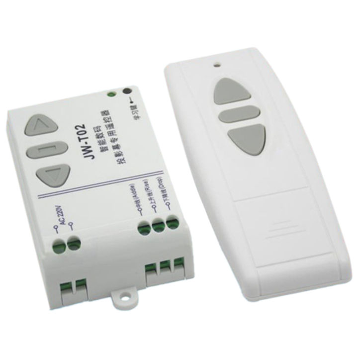 JW-T02 AC 220V Motor Wireless Remote Control Switch UP Down Stop ...