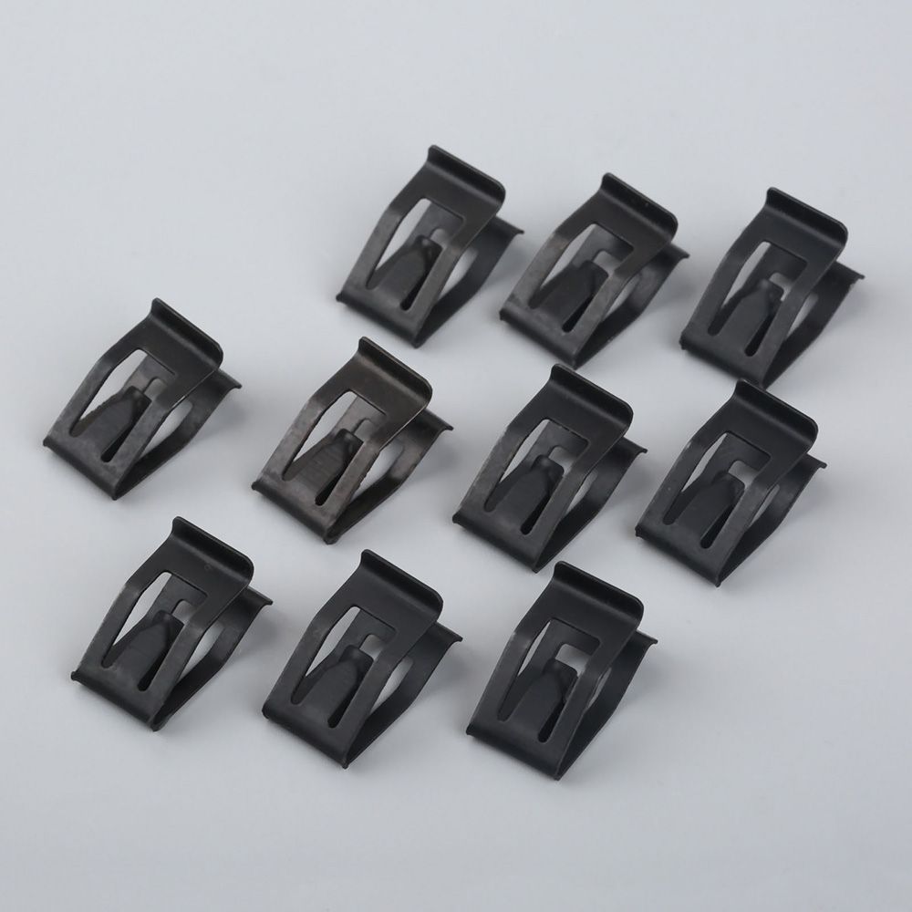🔥🔥 [COD+IN STOCK] 20Pcs/pack Universal Car Front Console Dash Clips Dashboard Auto Trim Metal Retainer Rivet Fastener
