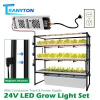 ✸ ไฟปลูกต้นไม้ LED Grow Light Full Spectrum 36LEDS 50 ซม. พร้อมขาตั้งพาวเวอร์ซัพพลาย สําหรับปลูกพืชในร่ม ขาตั้งไฟ