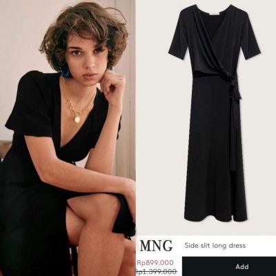 Mango MNG ชุดเดรสยาว - Terusan Wanita - Women Dress - Party Dress - Original Branded vd