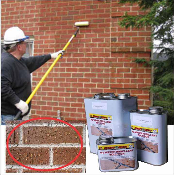 ( Water Repellent Solution Clear ) Heavy Duty Waterfooring wall Cement