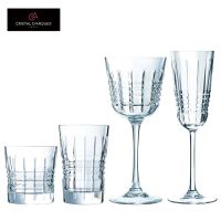 France imports CDA crystal glass grape red wine engraved goblet champagne creative household set wine glass mug cup