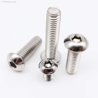 ◈❖❦ 10pcs UNC 10 -24 1/4-20 US Standard Coarse Thread A2-70 304 stainless steel Allen Hex Hexagon Socket Button Head Screw Bolt