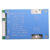 16S 48V 50A LiFePO4 Lithium Battery Protection Board Motorcycle Lithium Battery Protection Board with Power Battery with Balance PCB Board for Electric Motorcycle