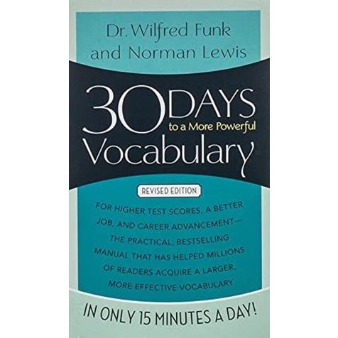 Inspiration ร้านแนะนำ[หนังสือนำเข้า] 30 Days To A More Powerful Vocabulary  - Norman Lewis ภาษาอังกฤษ English Book | Lazada.Co.Th