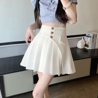 【CC】✈  Pleat Skirts for Woman Waist Pleated Short Kawaii Womens Skirt Cheap 2023 V