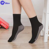 【LZ】◑  Meias grossas de seda para mulheres meias de veludo para senhoras meias antiderrapantes 5 pares primavera outono e inverno 2017